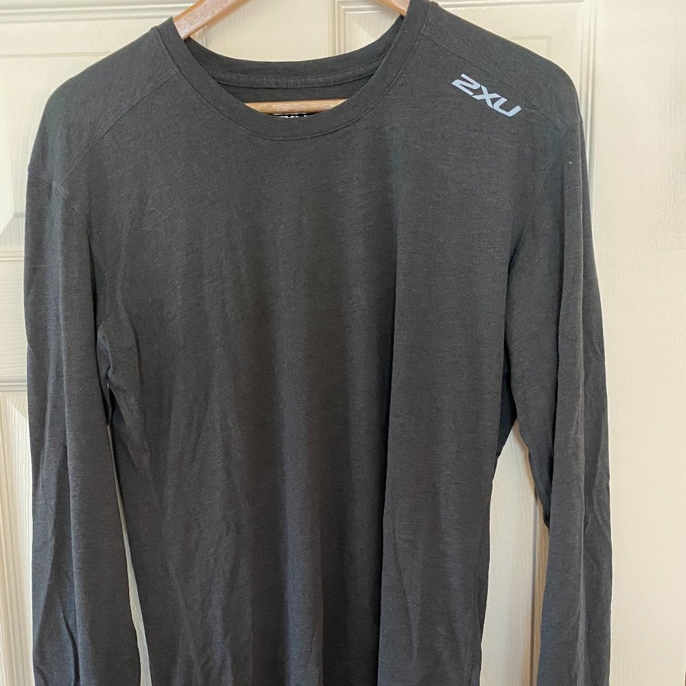 2XU Long Sleeve Shirt (Large) Black